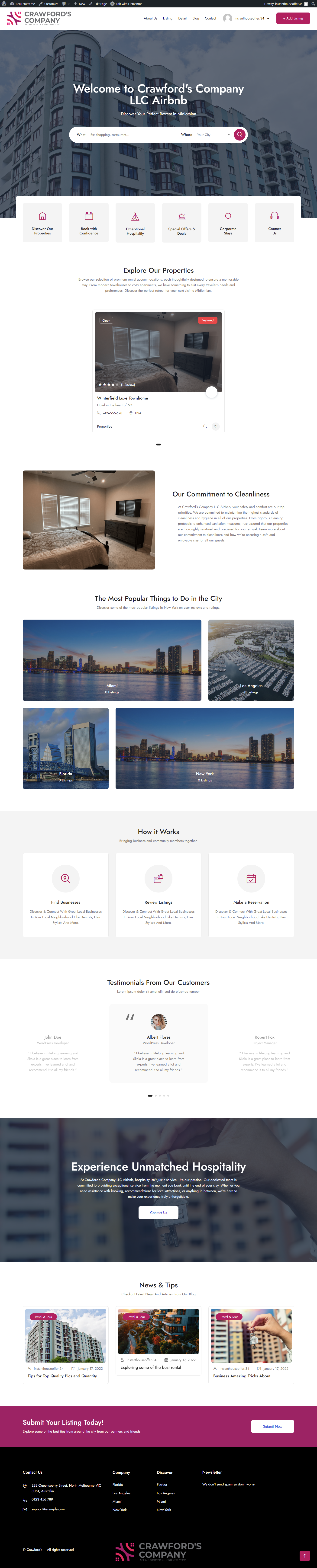 Real Estate One Website